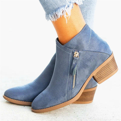 ALESSIA | Bottes Courtes En Daim