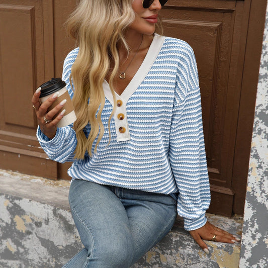 LUNA | Top Patchwork Col V Casual