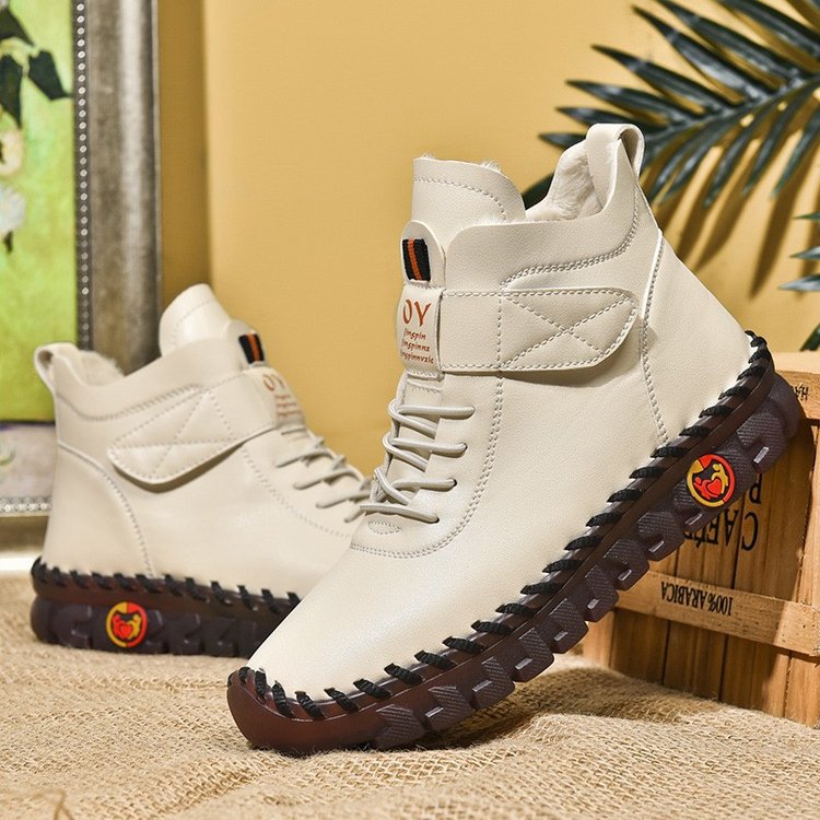 ALYA | Chaussures D'hiver Souple - En Cuir